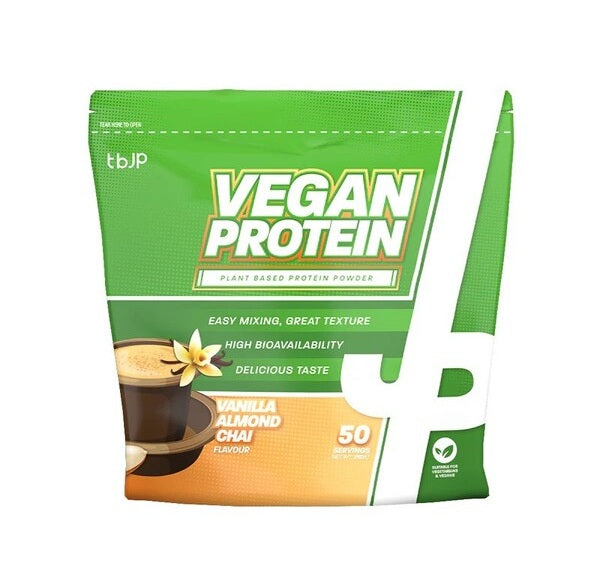 Vegan Protein, Vanilla Almond Chai - 2000 grams - Trained by JP