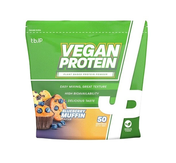 Vegan Protein, Blueberry Muffin - 2000 grams - Trained by JP