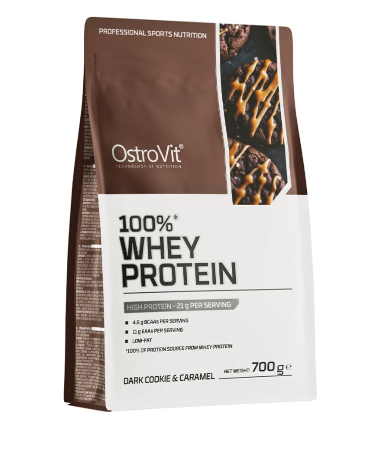 100% Whey Protein, Dark Cookie & Caramel - 700 grams - OstroVit