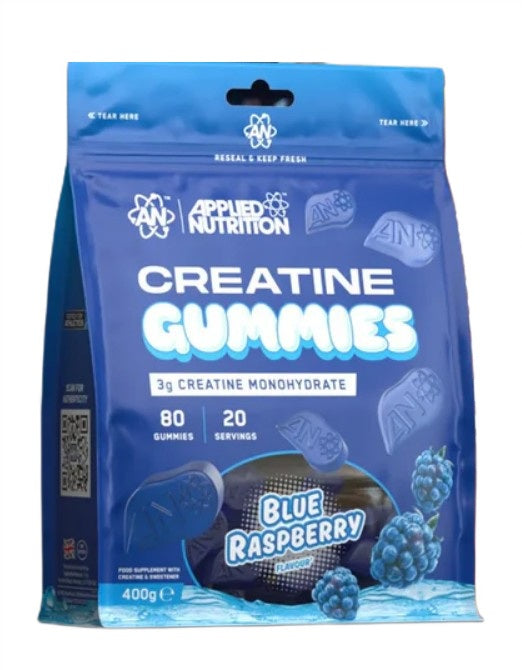 Creatine Gummies, Blue Raspberry - 80 gummies - Applied Nutrition