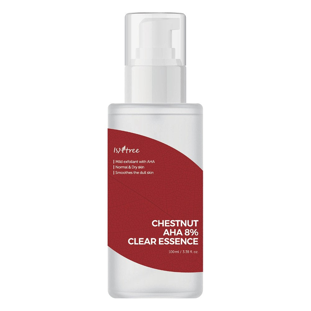 Isntree kooriv essents Kastan AHA 8 % läbipaistev - 100 ml