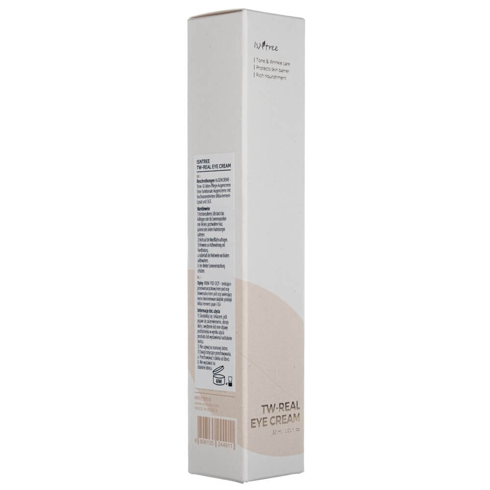 Isntree TW-Real silendav silmakreem – 30 ml