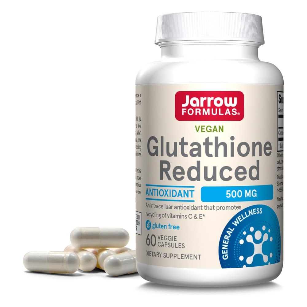 Jarrow Formulas L-glutation redutseeritud 500 mg – 60 kapslit