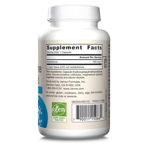 Jarrow Formulas Glutathione Reduced 500mg - 120 kapslit