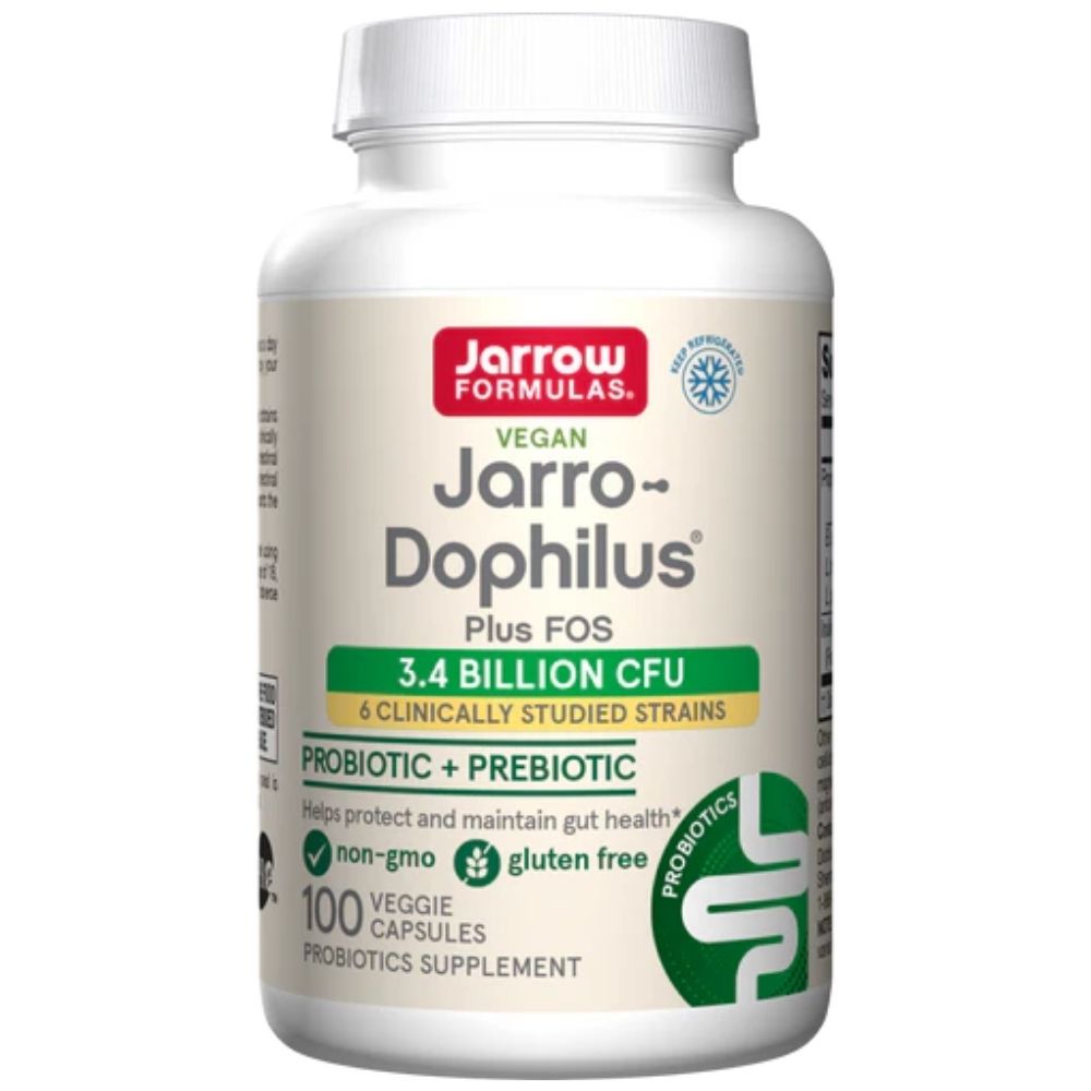 Jarrow Formulas Jarro-Dophilus + FOS (sümbiootiline preparaat) - 100 kapslit