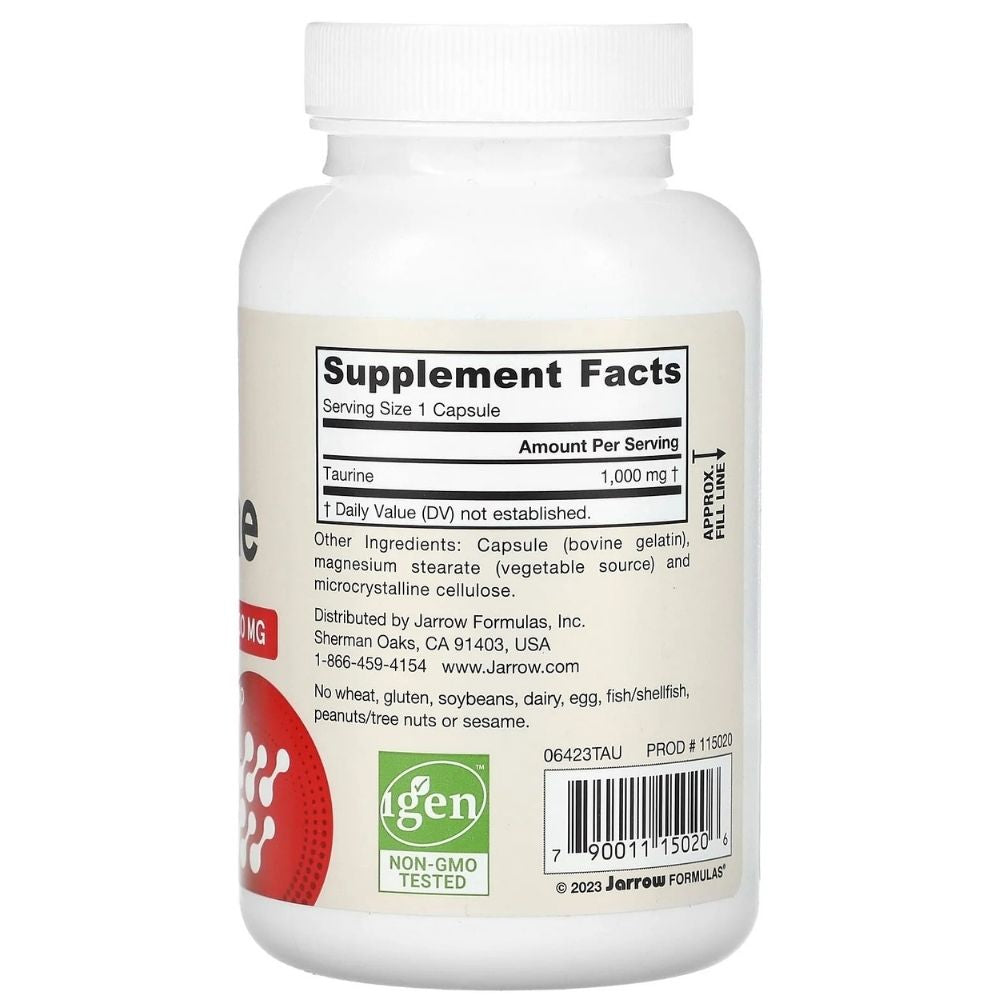 Jarrow Formulas Taurine 100 mg - 100 kapslit
