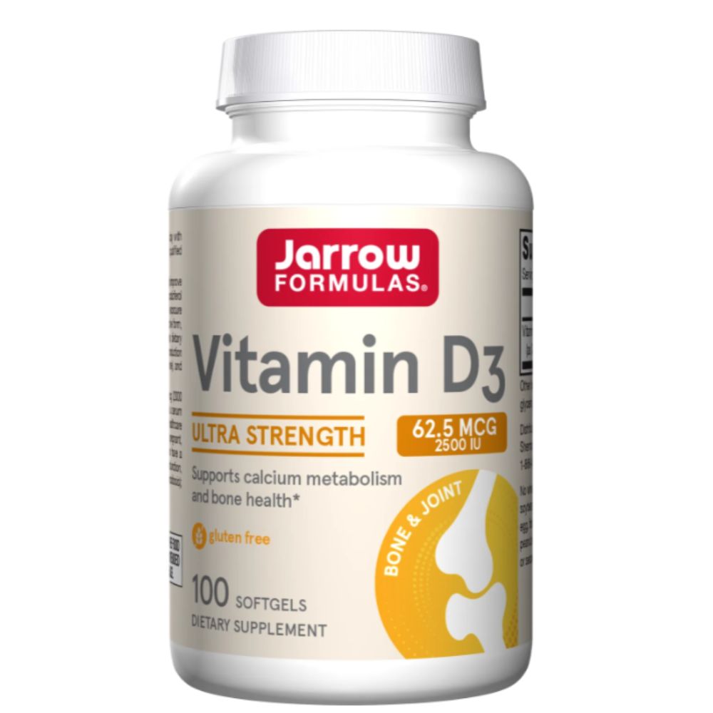 Jarrow Formulas vitaminas D3 2500 TV - 100 minkštųjų gelių - Magnis.lt