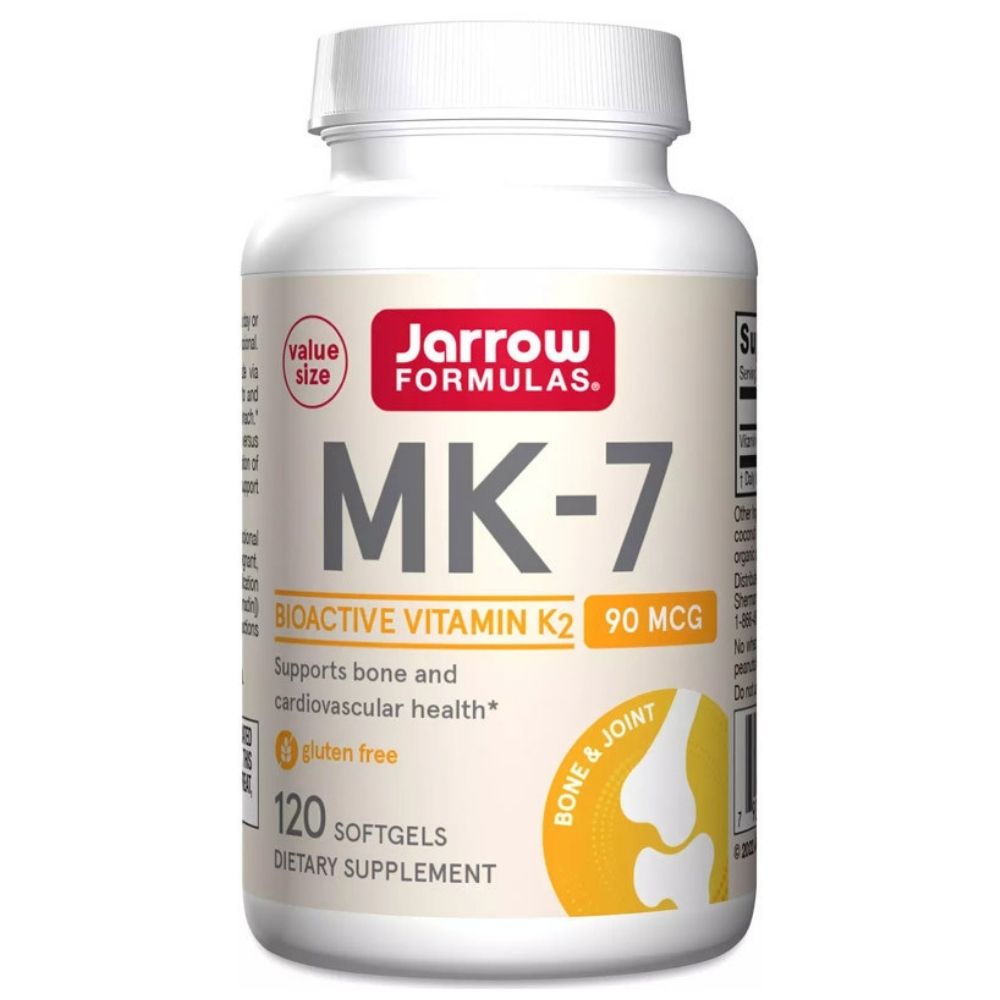Jarrow Formulas vitamiin K2 MK-7 90 mcg – 120 kapslit