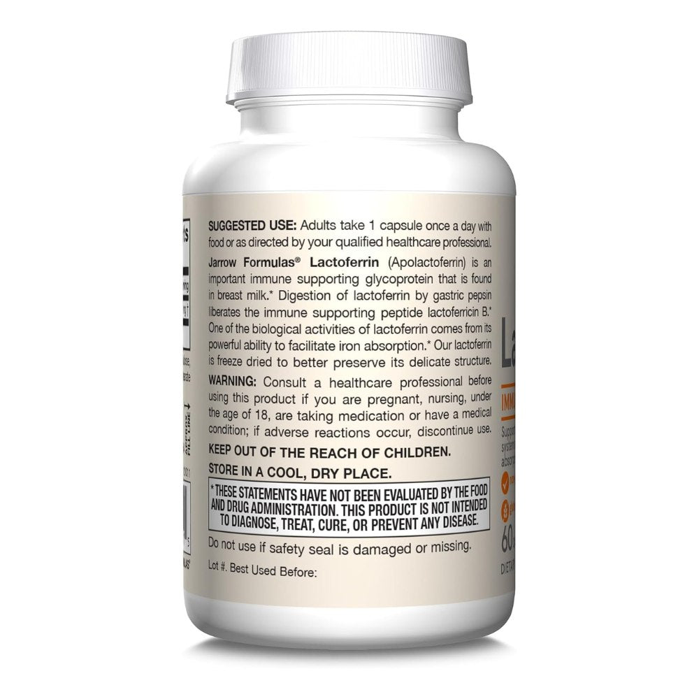 Jarrow Formulas Laktoferriin 250 mg - 60 kapslit