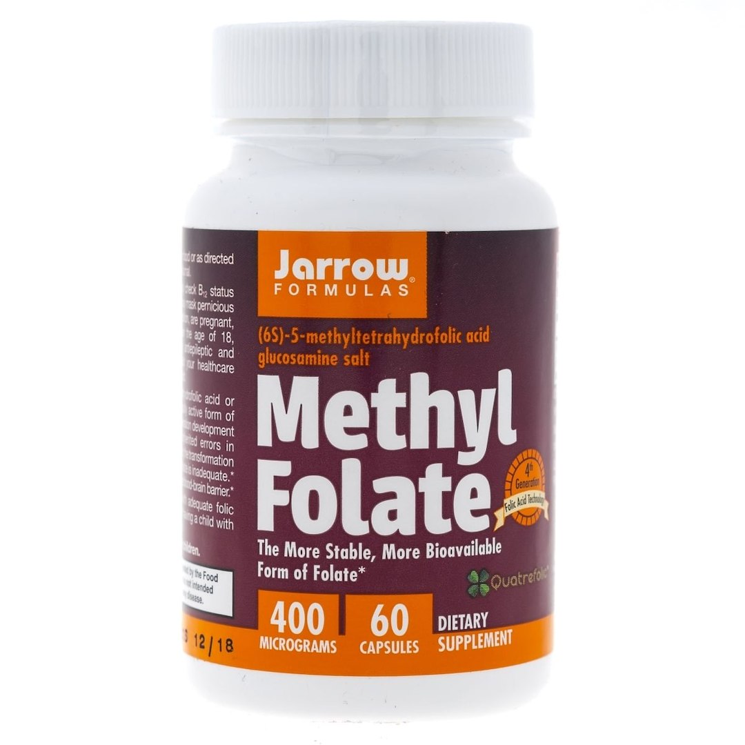 Jarrow Formulas metilo folio rūgšties 400 mcg - 60 kapsulių - Magnis.lt