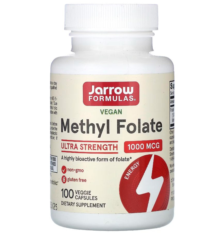 Jarrow Formulas metilo folio rūgšties 1000 mcg - 100 kapsulių - Magnis.lt
