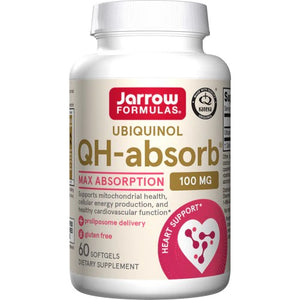 Jarrow Formulas ubikvinool QH-absorb (ubikvinool) 100 mg – 120 kapslit