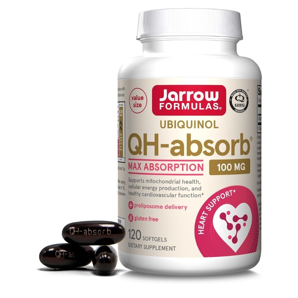 Jarrow Formulas ubikvinool QH-absorb (ubikvinool) 100 mg – 120 kapslit