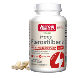 Jarrow Formulas Trans-Pterostilbene 50 mg - 60 kapslit