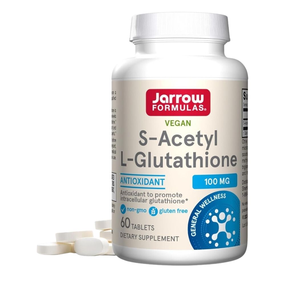 Jarrow Formulas S-atsetüül-L-glutation 100 mg - 60 tabletti