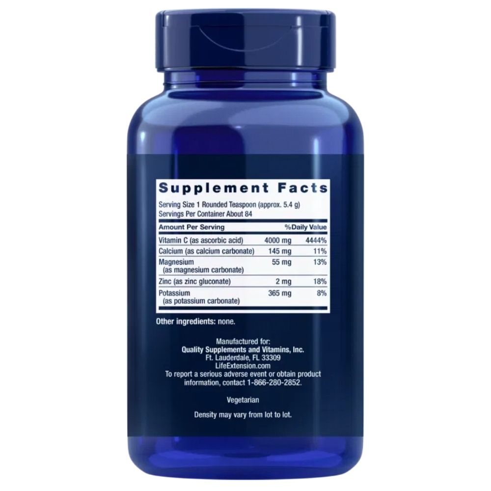 Life Extension puhverdatud C-vitamiini pulber – 454 g