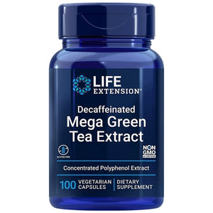 Life Extension Mega rohelise tee ekstrakt kofeiinivaba - 100 kapslit