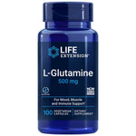 Life Extension L-glutamiin 500 mg – 100 kapslit