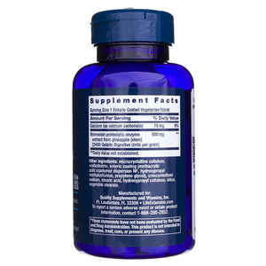 Life Extension spetsiaalselt kattega bromelaiin 500 mg - 60 tabletti