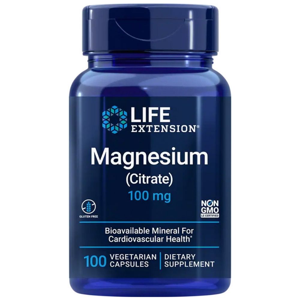 Life Extension Magneesium (tsitraat) 100 mg - 100 kapslit