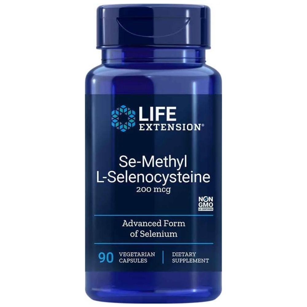 Life Extension SE-metüül-L-selenotsüsteiin, seleen 200 mcg - 90 kapslit
