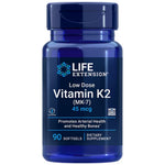 Life Extension mažos dozės vitaminas K2 (MK-7) 45 mcg - 90 minkštųjų gelių - Magnis.lt