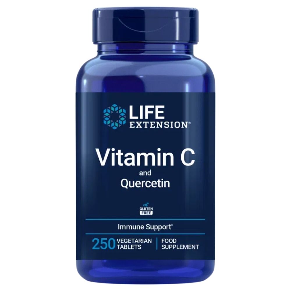 Life Extension vitaminas C ir biokvercetinas fitosomas - 250 tablečių - Magnis.lt