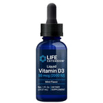 Life Extension D3-vitamiin 2000 IU piparmündimaitselised tilgad - 29,57 ml