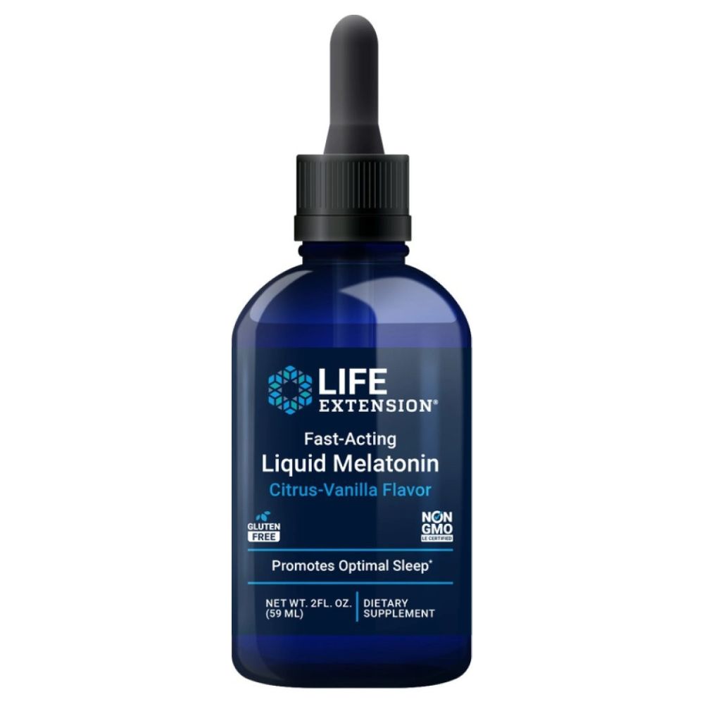 Life Extension greitai veikiantis skystas melatoninas - 59 ml - Magnis.lt