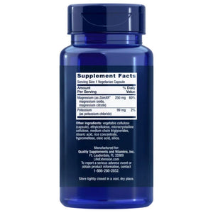 Life Extension Kaalium koos magneesiumiga – 60 kapslit