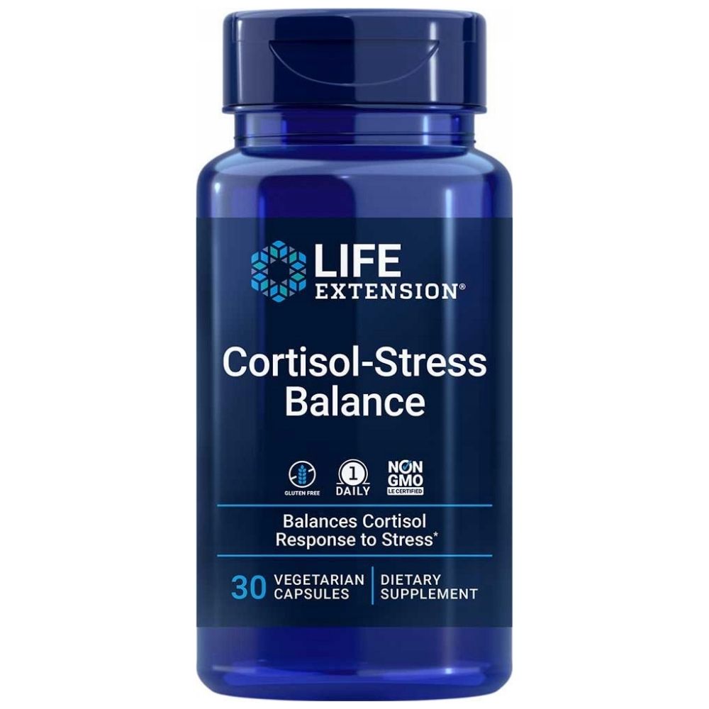 Life Extension Cortisol-Stress Balance - 30 kapsulių - Magnis.lt
