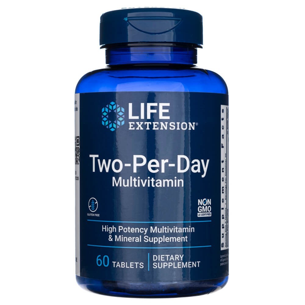 Life Extension dviejų dienų tabletės (multivitaminai) - 60 tablečių - Magnis.lt