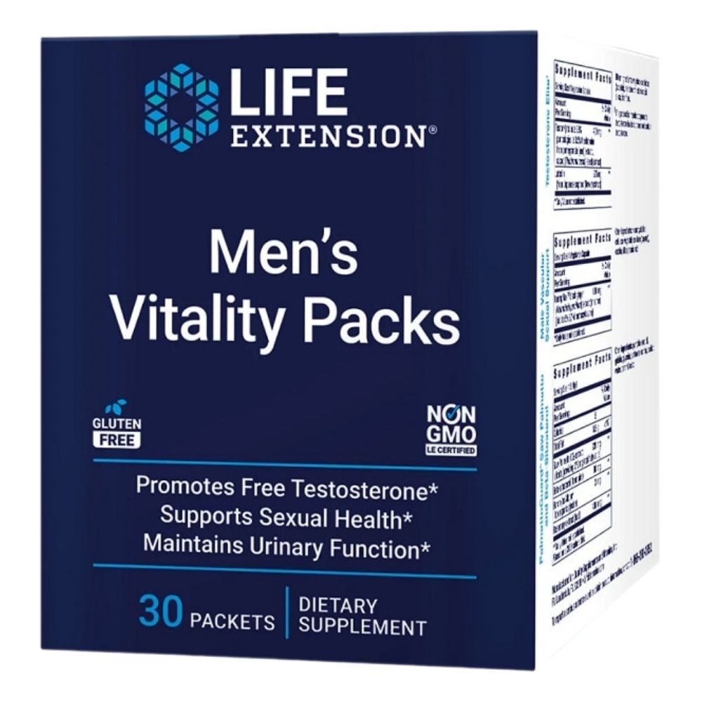 Life Extension vyrų gyvybingumo paketas - 30 paketėlių - Magnis.lt