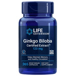 Life Extension Ginkgo Biloba (Ginkgo biloba) 120 mg - 365 kapslit