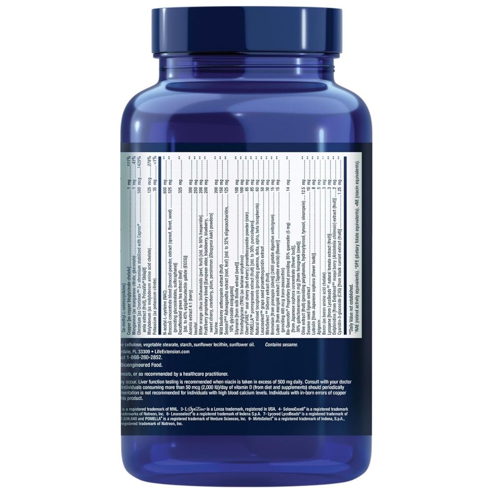 Life Extension Mix Capsules, vitamiinide, mineraalide, köögiviljade ja puuviljade kompleks - 360 kapslit