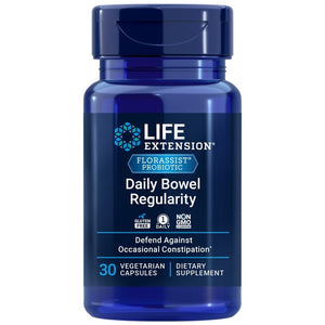 Life Extension Florassist® probiootikum aeg-ajalt esineva kõhukinnisuse vastu - 30 kapslit