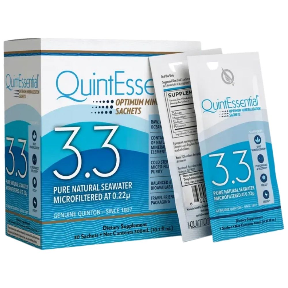Quicksilver QuintEssential® 3.3, hipertoninis tirpalas - 30 paketėlių - Magnis.lt