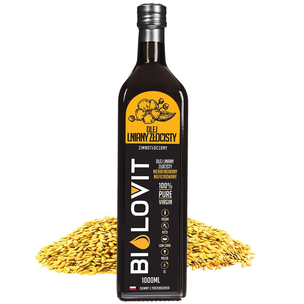 Bilovit Kulmpressitud Linaseemneõli - 1000 ml
