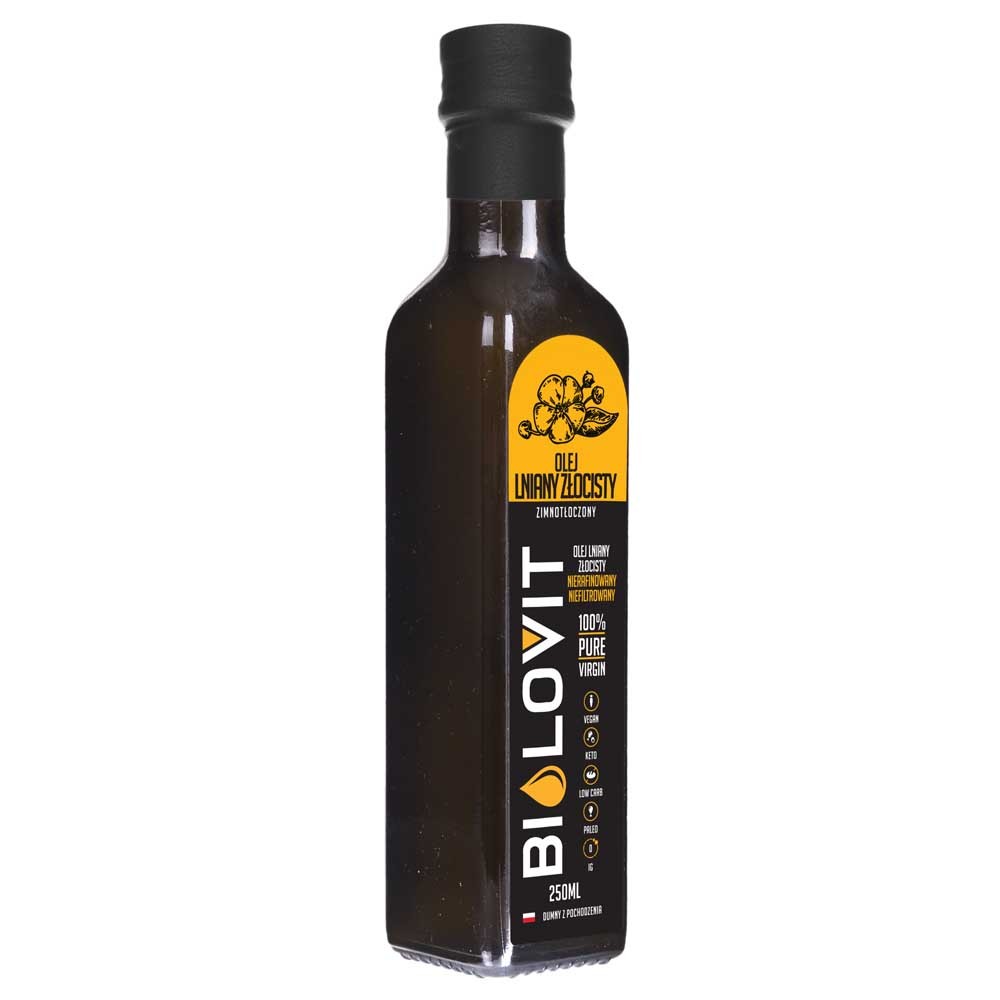 Bilovit Kuldkollane külmpressitud linaseemneõli – 250 ml