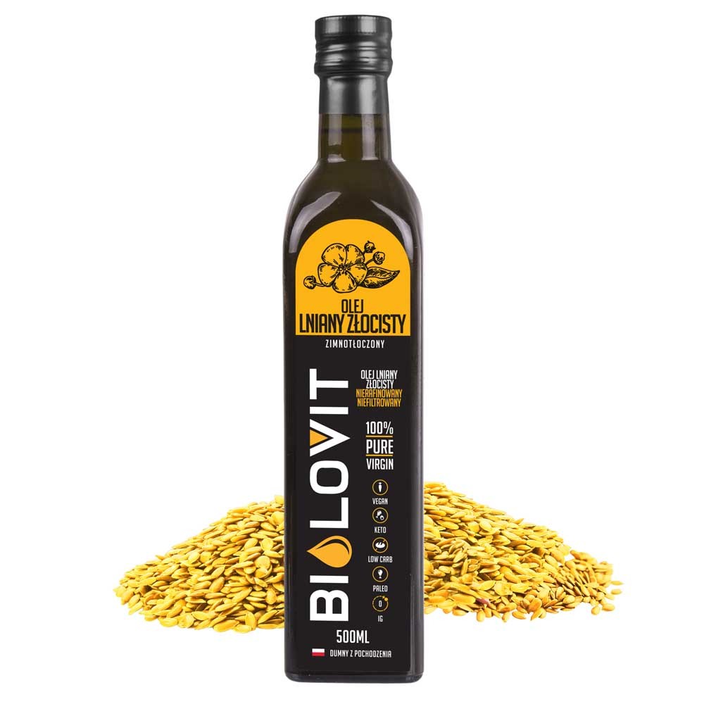 Bilovit Kulde pressitud linaseemneõli - 500 ml