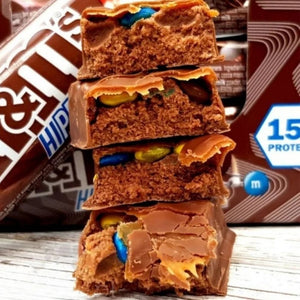 M&M's Hi-Protein, valgupatare, šokolaadi, karamelli ja M&M's-iga - 51 g