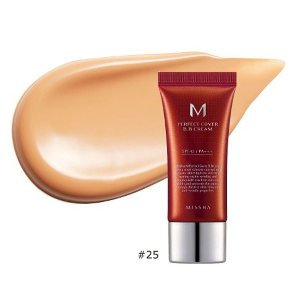 Missha M Perfect Cover BB-kreem SPF 42 PA++ NR.25 Warm Beige – 50 ml
