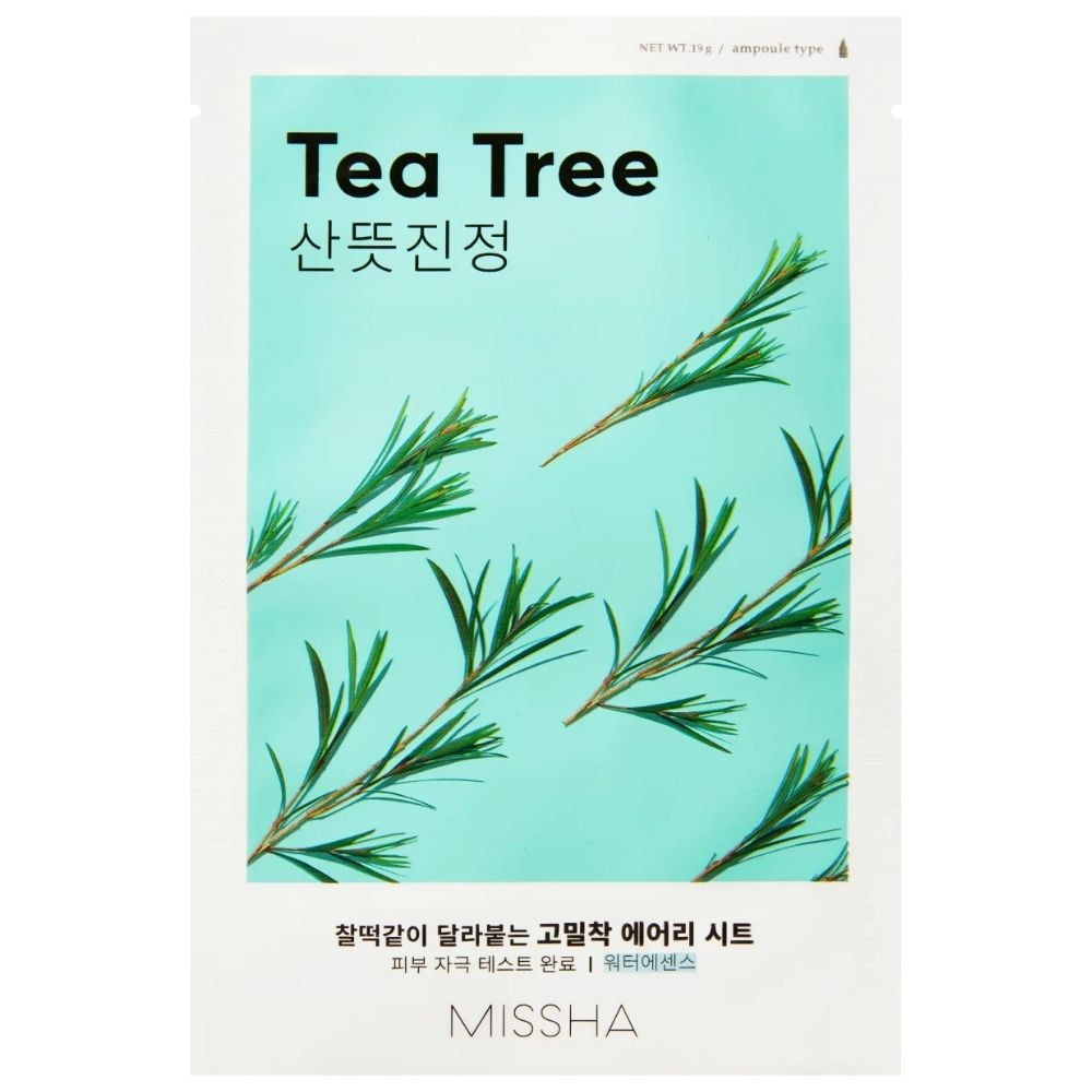 Missha rahustav teepuu lehtmask - 1 tk.