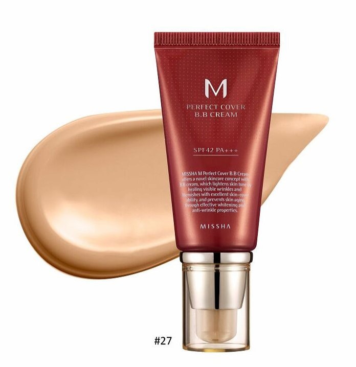 Missha M Perfect Cover B.B kreem SPF 42 PA++ NO.27 Honey Beige - 50 ml