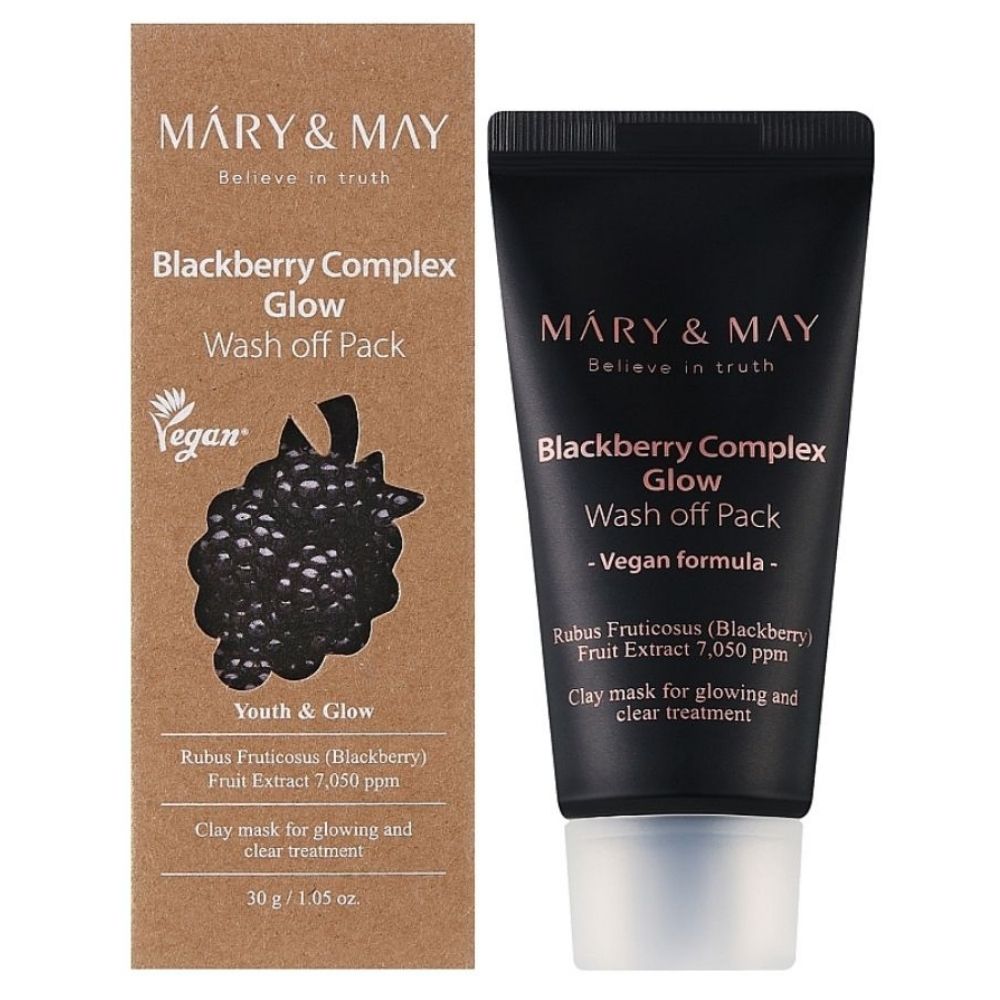 Mary&May sära andev savimask Blackberry Complex Glow – 30 g