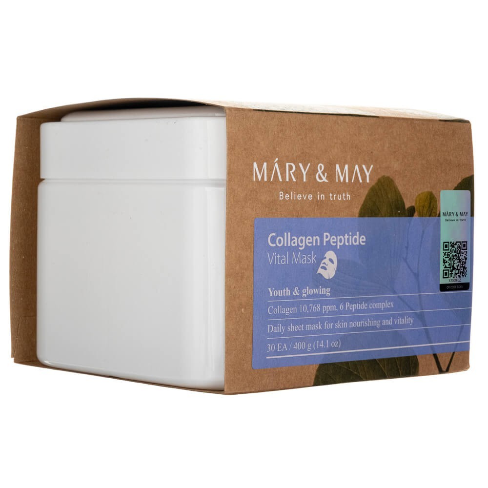 Mary&May kollageeni peptiidmask – 30 ühikut