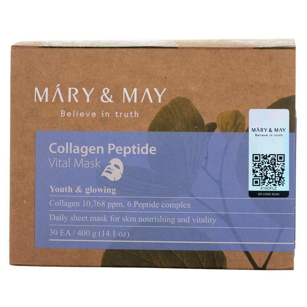 Mary&May kollageeni peptiidmask – 30 ühikut