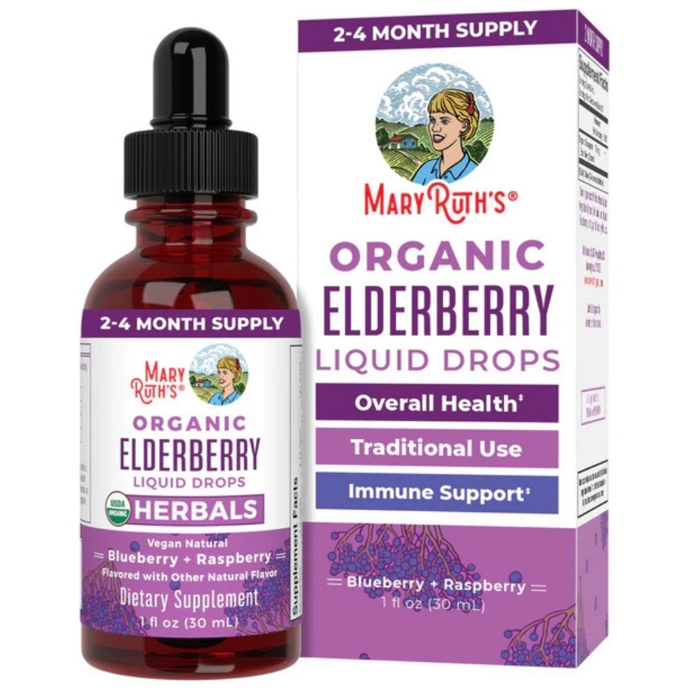 MaryRuth's leedrimarja tilgad, mustika ja vaarika - 30 ml