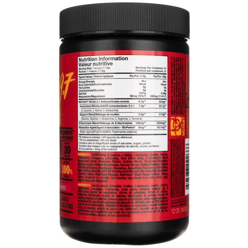 PVL BCAA 9,7, puuviljapss - 348 g