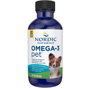 Nordic Naturals Omega-3 Pet kassidele ja koertele - 60 ml